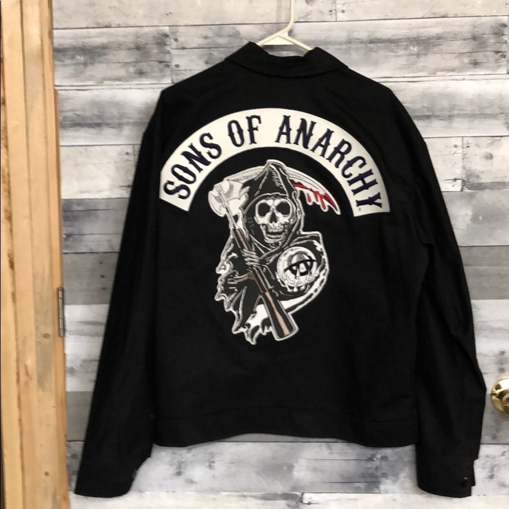 Sons of Anarchy Licensed Black Jacket Large